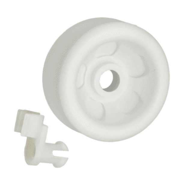 Scaroo WD12X271 Dishwasher Lower Front Roller Wheels Axle Kit for GE 1-Pack