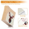 thumbnail image 5 of BZSMCE Napkin holder Creative Colorfull Deer Pattern Classic Napkin Holders for Tables, Dining Table Napkin Holders for Kitchen, 5 of 9