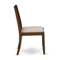 thumbnail image 5 of Luxe by East West Furniture Dining Room Chair with Light Tan Linen Fabric and upholstered back, 5 of 7
