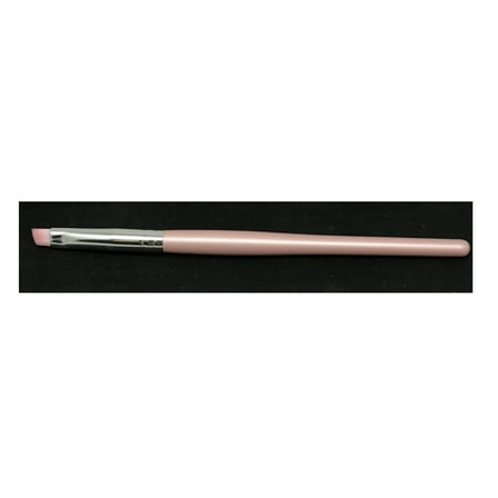 Qosmedix Angled Brow & Eyeliner Brush - Pink or Bamboo- Apply Make-up Flawlessly!