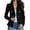 Black, variant on Women's Western Style Double Breasted Suit - Fashion Winter Woolen Outerwear, Elegant Casual Blazer Coat, Orange Size XXL