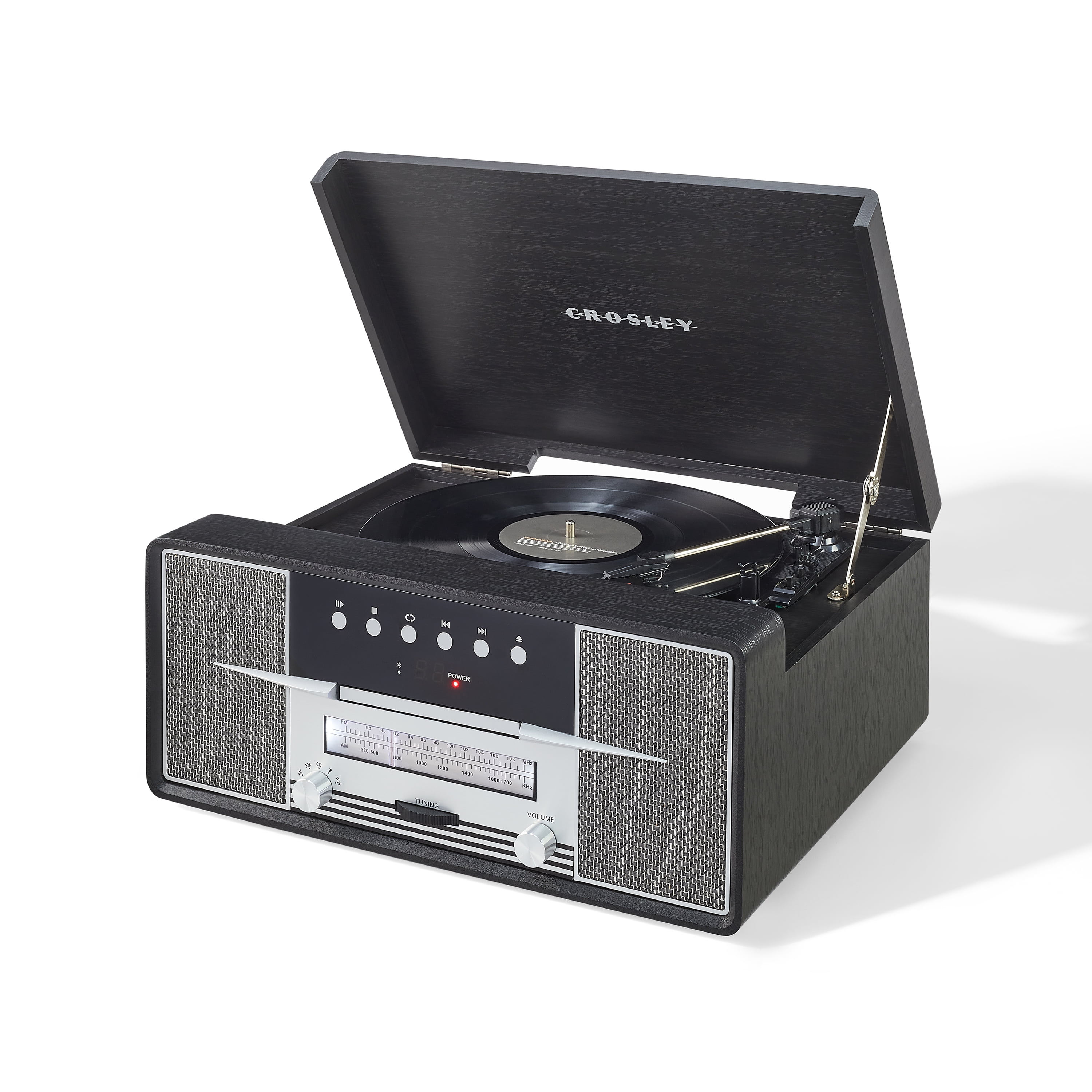 Crosley Rhapsody 7-In-1 Record Player In Black