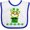 White and Royal, variant on Inktastic St Patricks Day Clothes Boys or Girls Baby Bib