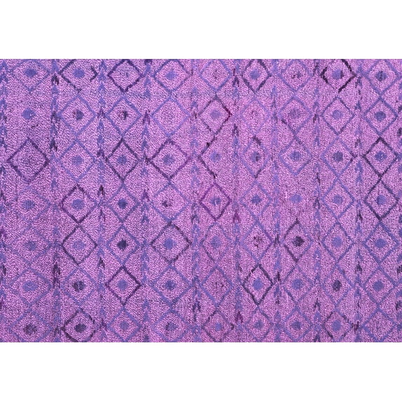 Ahgly Company Indoor Rectangle Abstract Pink Modern Area Rugs, 4' x 6'