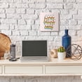 thumbnail image 2 of Stupell Industries Good Vibes Only Rainbow Pink Word Design Wall Plaque by Dawn Vietro, 2 of 6