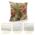 thumbnail image 4 of PHYHOO Vintage Spring Summer Flower Throw Pillow Covers Rustic Flower&nbsp; Floral Pillow Cases Cushion Cases Throw Pillow Covers for Couch and Bed White, 4 of 5