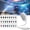 With 3 Films, variant on HD Smart Dynamic 5D Topacme Holographic Night Light Projector,Plug and Play HD 2-in-1 Galaxy Star Projector,360 Rotating, USB Powered