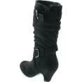 thumbnail image 3 of Link Little Girl's Pauline-38 Kitten Heel Boots with Decorative Buckles, 3 of 7