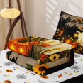 thumbnail image 6 of Manfei Spooky Halloween Ghosts Zipper Twin Comforter Sets with Fitted Sheet and 2 Pillowcases,Pumpkin Lantern Zipper Bedding Set,Black,Halloween Reversible,4pcs, 6 of 8