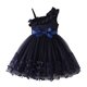 thumbnail image 1 of Vestido de Fiesta de Niñas Pendiente Hombro Mariposa Impresión Maxi con Cintura, 3D Adornado Vestido de Niño Pequeño para Vacaciones Y Ocasiones Especiales, 1 of 7