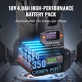 thumbnail image 4 of VEVOR Pro Press Tool Pipe Crimping Kit Press Tool Battery Kit with 6 Jaws, 4 of 9