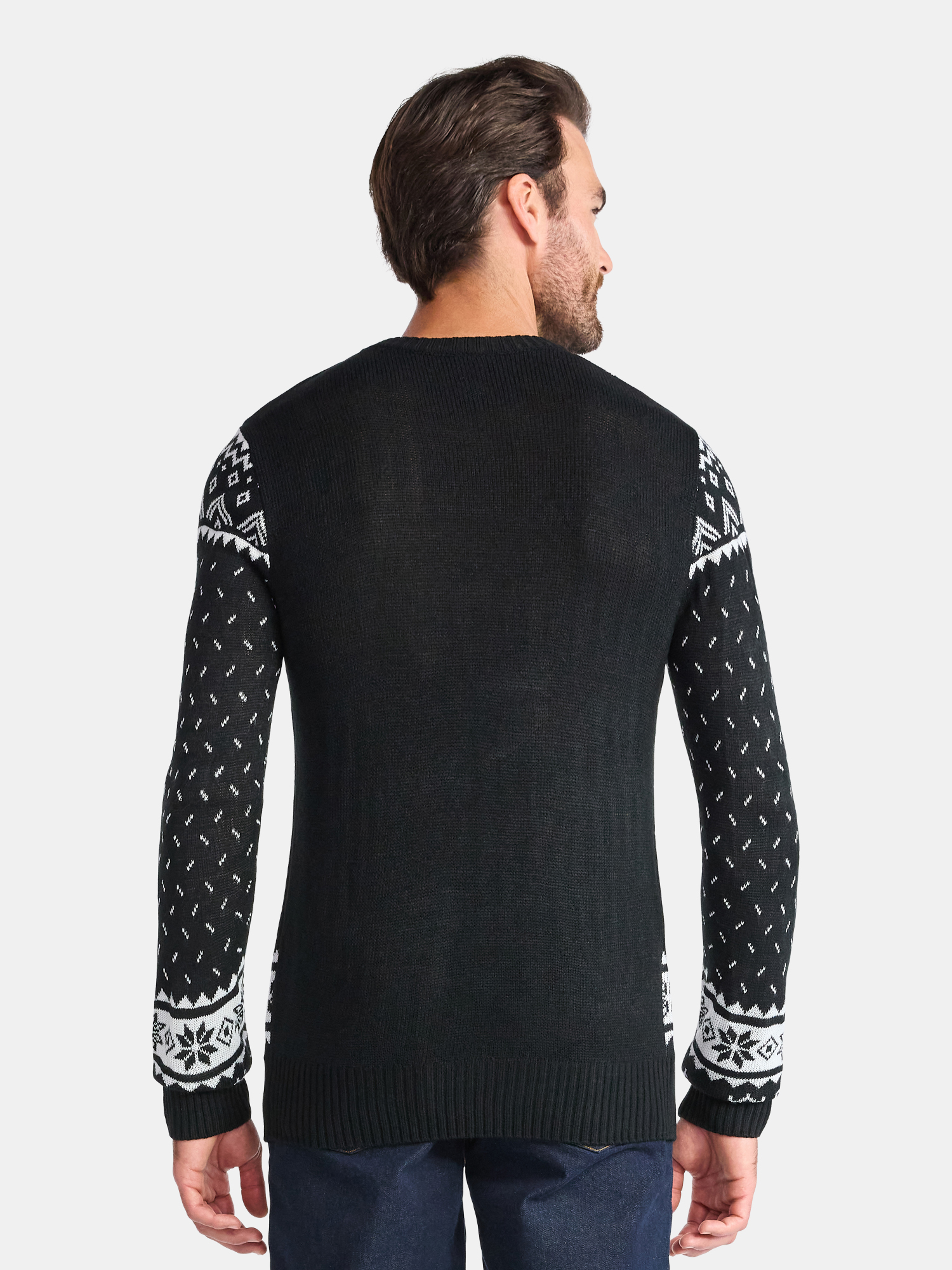 The Nightmare Before Christmas Men's Holiday Sweater, Jack photo 3
