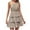 Yellow, variant on IROINNID Women's Sleeveless Prints Empire Dress Summer Tie Boho Floral Dress Elastic Waist Tiered Ruffle Flory Mini Dresses One-Shoulder Short Dress