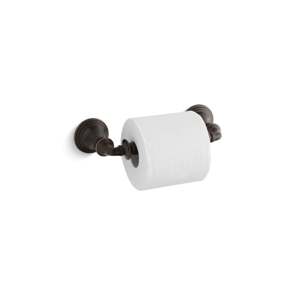 KOHLER Devonshire Toilet Paper Holder, Oil Rubbed Bronze, Secure Mount