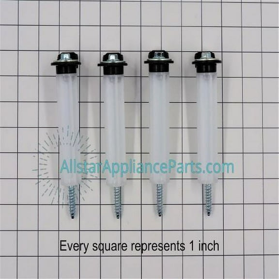 Whirlpool Washing Machine Shipping Bolt 34001337 (4 Pack)