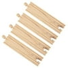 Conductor Carl 6" Straight Track Pack for Wooden Toy Trains (4 Pack)