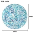 thumbnail image 6 of Colorful Tie Dye Pattern Round Tablecloth 60"x60",Wrinkle Wipeable Table Cloth for Kitchen Dining Room Picnic Patio Party, 6 of 6