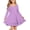 Light Purple, variant on Girls Dress, Long Sleeve A Line Twirly Skater Loose Casual/Party Dresses with Pocket, Summer Dresses Midi Sundress Beach Dress