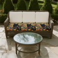 thumbnail image 5 of Xixirimido Sectional Couch Covers 3Pcs Stretch Sofa Covers Washable Couch Cushion Slipcover with Elastic Bottom Universal Furniture Protector, Black Cat Vibrant Floral, 5 of 8