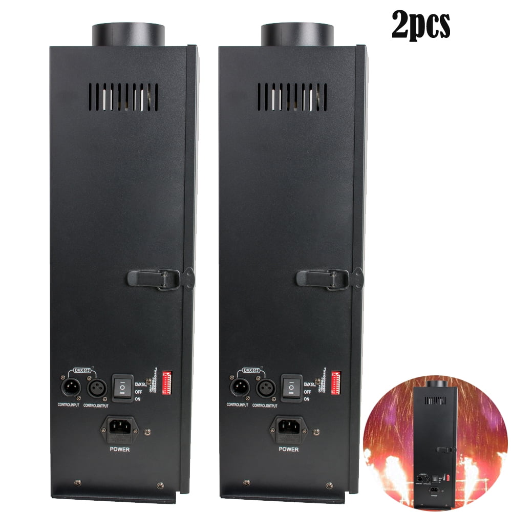 2PCS Spraying Fire Machine Manual Control Stage Machine Lighting Effect