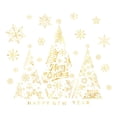 thumbnail image 2 of Christmas Window Stickers Clings Removable Vinyl Christmas Tree DIY Wall Window Door Mural Showcase Decal Sticker, 2 of 5