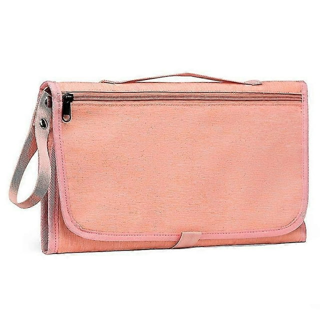 ZS0123 Portable Foldable Nappy Changing Mat Outdoor Diaper Changing Pad with Storage Pockets for Tod