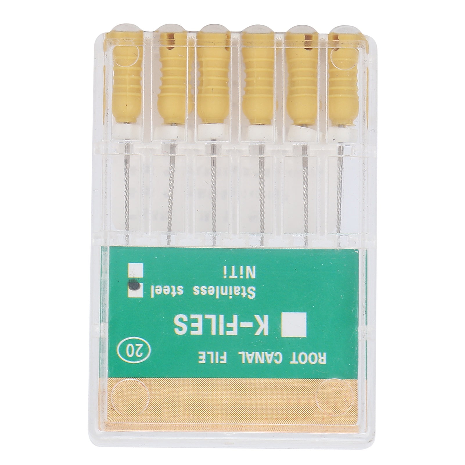 Cardo Edge Lime Canalari Endodontiche AZDENT K-Files - Acciaio Inox, Lunghezza 21mm/25mm, Per Uso Manuale In Endodonzia Strumenti Dentistici K- File