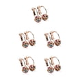 thumbnail image 2 of Minnieouse 1 par de pendientes de aro de cristal, pendientes de tuerca, regalo de joyería, cuentas de Color dorado Cuenta de color dorado 5Conjunto, 2 of 6
