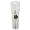thumbnail image 1 of Angle Valve, Stainless Steel Sturdy Durable Faucet Angle Valve, For Toilet Bathroom Hotel Kitchen, 1 of 8