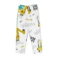 thumbnail image 4 of Kll Womens Dinosaur On Excavator Print Pajama Pants Soft Pajama Bottoms For Women Cozy Lounge Pants, 4 of 9