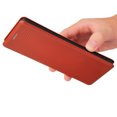 thumbnail image 3 of Case for TCL 20 PRO 5G Magnetic Carbon Fiber Leather Folio Flip Case with Card Holder Kickstand, 3 of 5