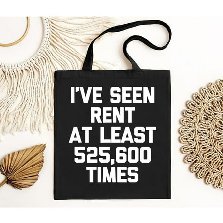 vintage NEW I ve Seen Rent At Least 525 600 Times -Funny Musical Theatre Tote Bag S--TH14671