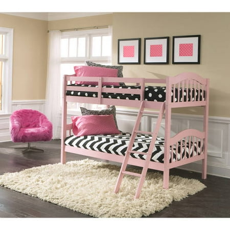 Storkcraft Long Horn Bunk Bed, Pink
