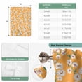 thumbnail image 6 of Spring Botanical Tie Up Curtains for Windows, Adjustable Balloon Window Shades, Watercolor Floral Flowers Botanical Yellow Kitchen Window Treatments Farmhouse Short Curtains with Rod Pocket 42"x45", 6 of 8