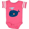 thumbnail image 3 of Inktastic Whale Cute Blue Boys or Girls Baby Bodysuit, 3 of 5