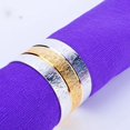 thumbnail image 3 of Ornamento Del Banquete Del Partido Del Tenedor De La Servilleta Del Del Tejido De La Aleación Durable Del Cinc FKD024 Gold Baoblaze Hotel Napkin Rings, 3 of 8