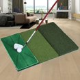 thumbnail image 4 of 1 de alfombrilla para ar línea auxiliar, conducción portátil, astillado, s de entrenamient la práctica en interiores y exteriores en trasero Con shamjiam Almohadilla de entrenamiento de golf, 4 of 9