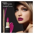 thumbnail image 3 of Khasana Lipstick & Automatic Lip Liner Set, Matte, Soft and Smooth Lip Color Kit, Vitamin E & C Infused for Nourishment, Hydration & Protection, Long Lasting, Color Matched Gift Set, 3 of 5