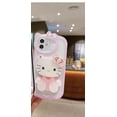 thumbnail image 1 of Nuevo estilo hello lindo gatito 3D gato espejo de maquillaje móvil TPU + PC funda de teléfono para iphone 15 14 13 12 11 pro max con soporte, 1 of 4
