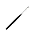 thumbnail image 1 of Crochet Kit for Beginners Plastic Handle DIY Craft Set Sewing Tool Pulling Hook Loop Needle Hair Extensions for Sweater Yarn small black, 1 of 9