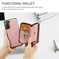 thumbnail image 2 of for Samsung Galaxy S20 FE Wallet Case, Minimalist Luxury PU Leather Magnetic Detachable Credit Card Holder, 2 in 1 Zipper ID Cash Slot, Magnetic Closure Kickstand Folio Flip Slim Cover,Pink, 2 of 10