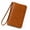 Brown, variant on Multi-Functional RFID Passport Wallet, Travel Passport Holder with Phone Pocket, Leather Document Organizer Zipper Case for Credit Cards & Cash