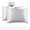 White, variant on VQPeo 2 Pcs Satin Pillowcases for Hair & Skin, Cooling Queen Size Pillow Covers, 20x30 inches, Envelope Closure, Similar to Silk Pillowcases