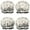 Beige Boho Bohemia, variant on Shower Caps,Beige Floral and Paisley Pattern Waterproof Shower Cap for Women 4 Pieces,Double Reusable Hair Cover for Shower PEVA Elastic Stretch Hem