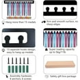 thumbnail image 3 of Swimming Medal Holder Hanger Medals Display Rack Black Metal Iron Medal Shelf Hanger Organizer Medal Stand Frame Wall Mounted Hanging with 20 Hooks for Lanyard Ribbon Swimmers 6x15.7Inch, 3 of 7