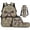 Green Bow Camo, variant on Aplkyhs Camo Bow Duck Kids Backpack Set, 4 Pieces with Lunch Bag, Pencil Case and Water Bottle Holder for Elementary, Middle School and Travel