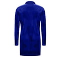 thumbnail image 5 of Ygbgbb Women's Velvet Mini Dress Casual 3/4 Sleeve Ruched Dress Wedding Elegant Cross Front Tunic Top Guests Party Cocktail Dresses 2026 Outfits Blue XXL, 5 of 6