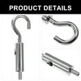 thumbnail image 3 of SKISUNO 5pcs Adjustable Hook Copper Cable Guide Turnbuckle for Hanging Hangers, 3 of 8