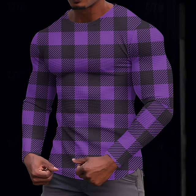 Blusas y camisas de manga larga con cuello redondo para hombre, ropa deportiva para el hogar, pijamas, camisetas casuales holgadas de color liso, blusa deportiva de poliéster para hombre