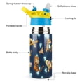 thumbnail image 3 of Winnie The Pooh Tiger Insulated Stainless Steel Water Bottle with Straw Vacuum Reusable Leak Proof Water Cup, 3 of 8